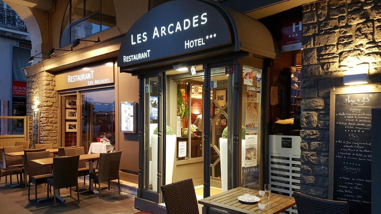Les Arcades Hotel Dieppe Buitenkant foto